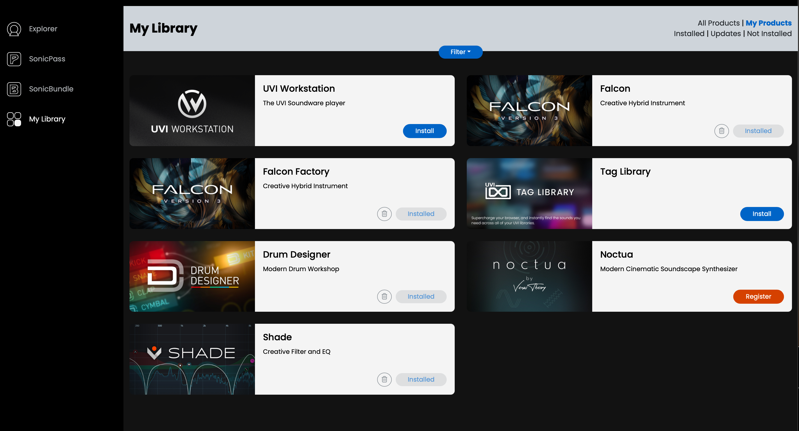 UVI Falcon 3.1.1 + expansions